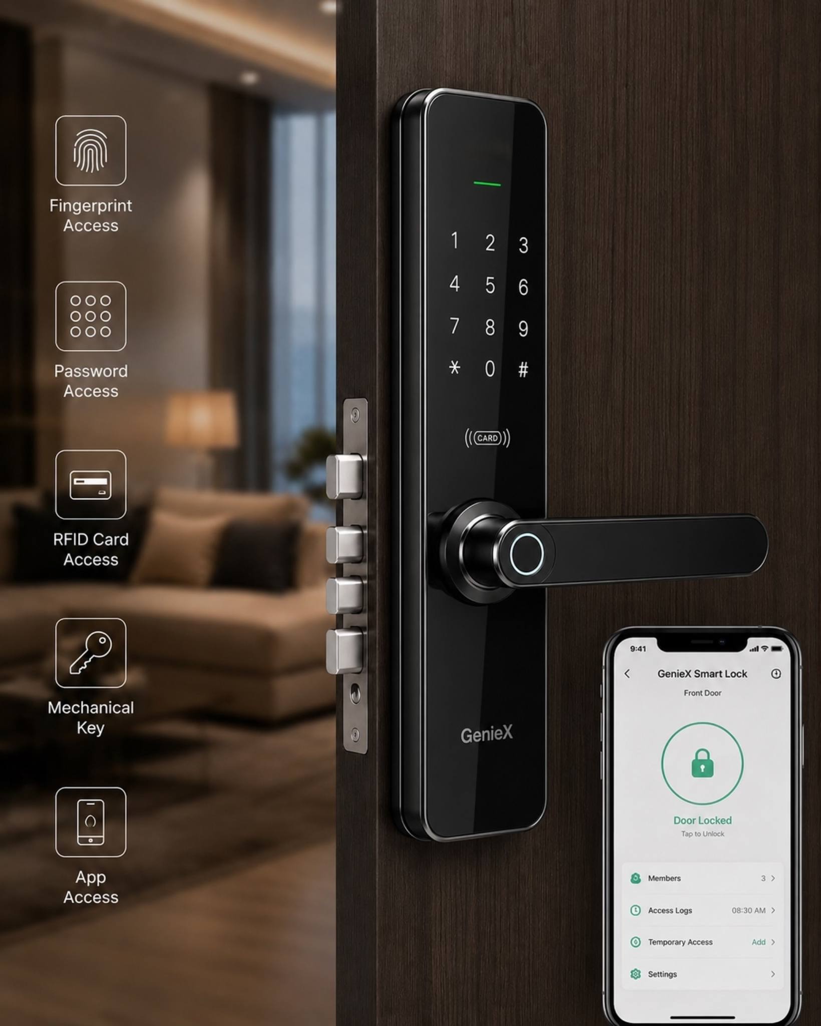 Smart Doorlock with Fingerprint access